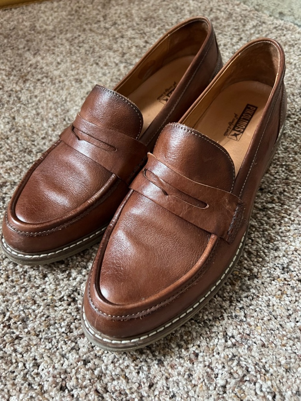 PIKOLINOS Women’s Penny Loafers in Brown